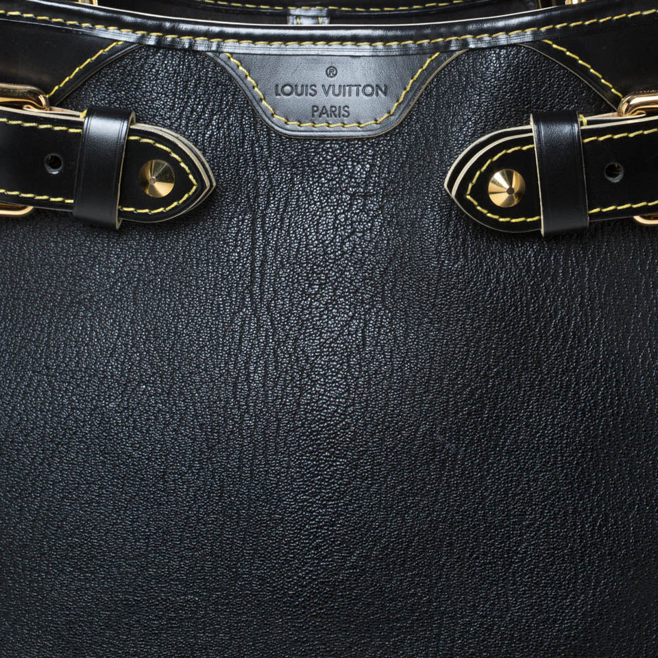 Louis Vuitton Black Suhali Leather Le Majestueux Bag