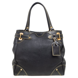 Louis Vuitton Black Suhali Leather Le Majestueux Tote