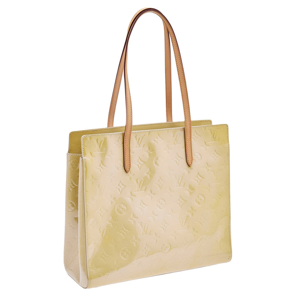 Louis Vuitton Blanc Corail Monogram Vernis Catalina EW Bag