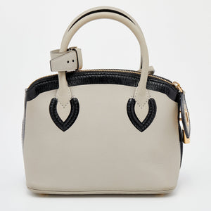 Louis Vuitton Gris Cuir Obsession Lockit BB Bag