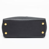 Louis Vuitton Black Leather City Steamer MM Bag