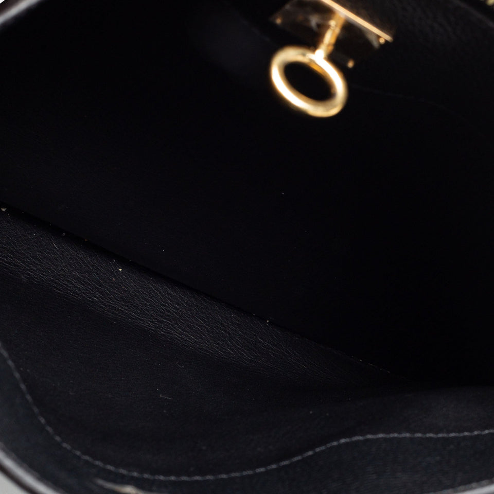 Louis Vuitton Black Leather City Steamer MM Bag
