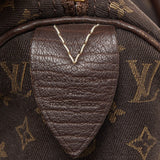 LOUIS VUITTON Ebene Monogram Canvas Mini Lin Speedy 30 Bag