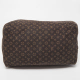 LOUIS VUITTON Ebene Monogram Canvas Mini Lin Speedy 30 Bag