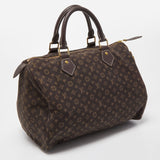 LOUIS VUITTON Ebene Monogram Canvas Mini Lin Speedy 30 Bag