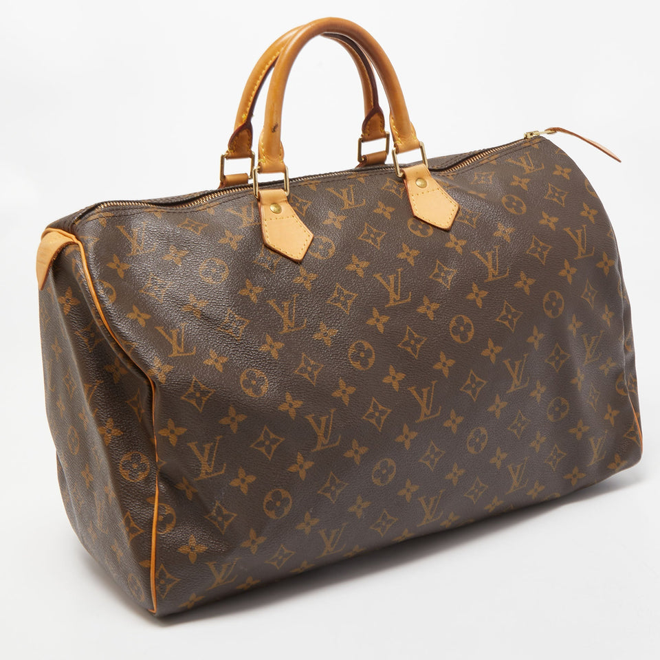 LOUIS VUITTON Monogram Canvas Speedy 40 Bag