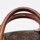 LOUIS VUITTON Brown Monogram Canvas Speedy 30 Top Handle Bag