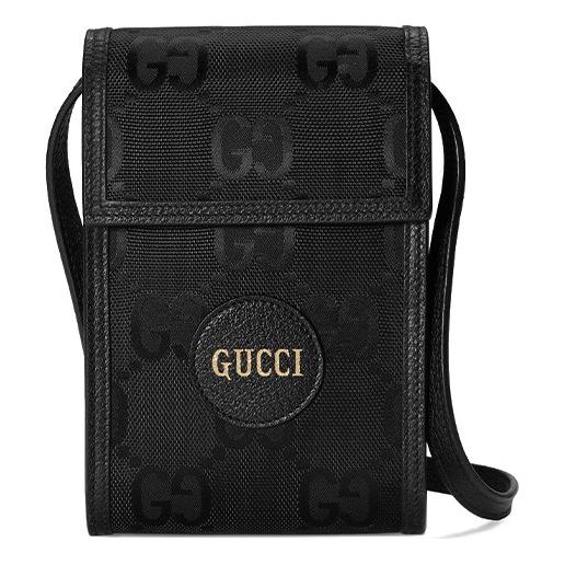 GUCCI Off The Grid OTG Environmental Friendly Series Logo Messenger Bag Black 625599-H9HAN-1000