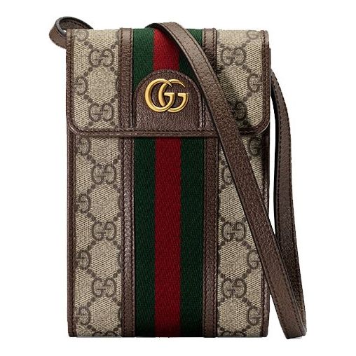 GUCCI Ophidia Mini-Sized Single-Shoulder Bag Brown 625757-96IWT-8745