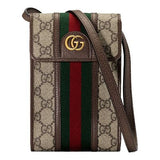 GUCCI Ophidia Mini-Sized Single-Shoulder Bag Brown 625757-96IWT-8745