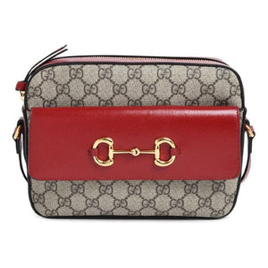 (WMNS) GUCCI Classic Buckle1955 Camera Bag Metallic Chains Vintage Gold Button Shoulder Bag Small Red 645454-92TCG-8561