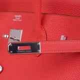 Hermes Birkin 35 Bag Rose Jaipur Clemence Leather with Palladium Hardware