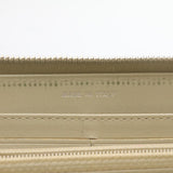 CHANEL Matelasse Long Wallet Enamel Gray CC Auth 34534