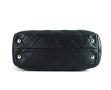 Chanel In The Business Tote Quilted Lambskin North South Black. Beautiful