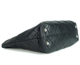 Chanel In The Business Tote Quilted Lambskin North South Black. Beautiful