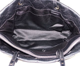 CHANEL On The Road Glazed Calfskin Leather Tote Bag