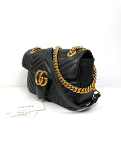 Gucci GG Marmont small cross-body bag black