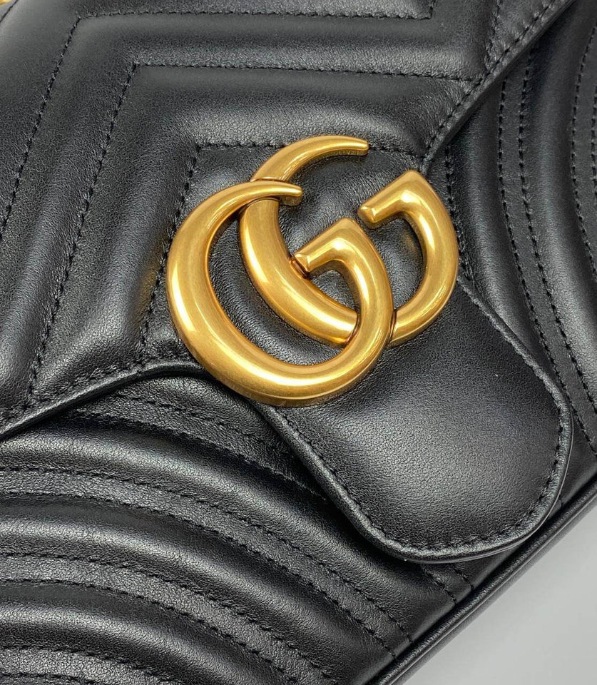 Gucci GG Marmont small cross-body bag black