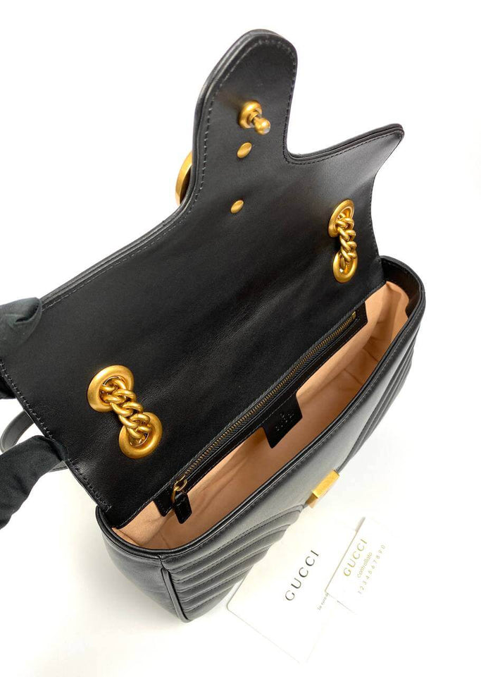 Gucci GG Marmont small cross-body bag black