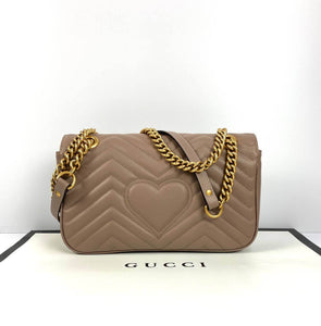 Gucci GG Marmont small cross-body bag flesh color