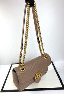 Gucci GG Marmont small cross-body bag flesh color