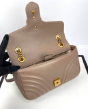 Gucci GG Marmont small cross-body bag flesh color