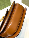 Gucci Bamboo 1947 mini top handle bag brown