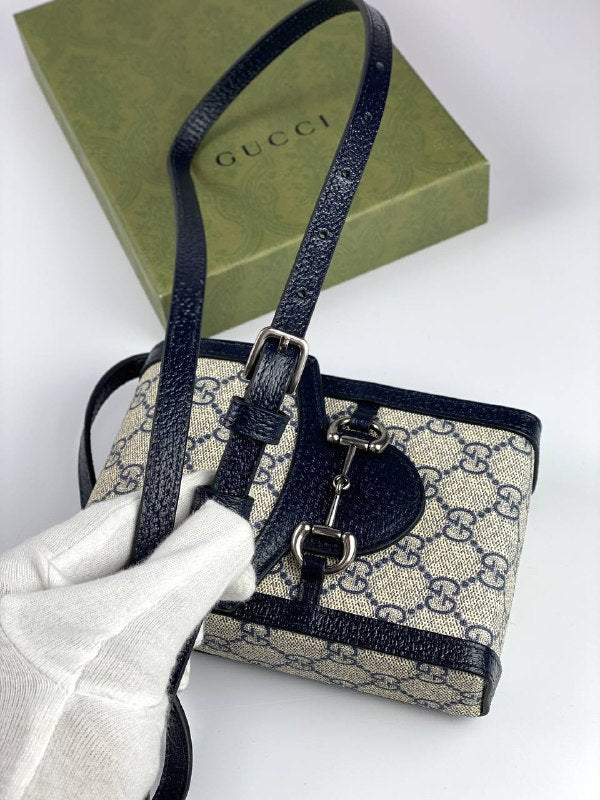 Gucci Horsebit 1955 mini bag black