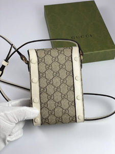 Gucci Horsebit 1955 mini bag white