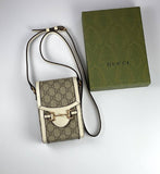 Gucci Horsebit 1955 mini bag white