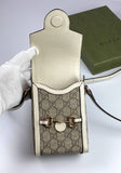 Gucci Horsebit 1955 mini bag white