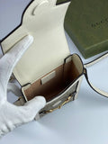 Gucci Horsebit 1955 mini bag white