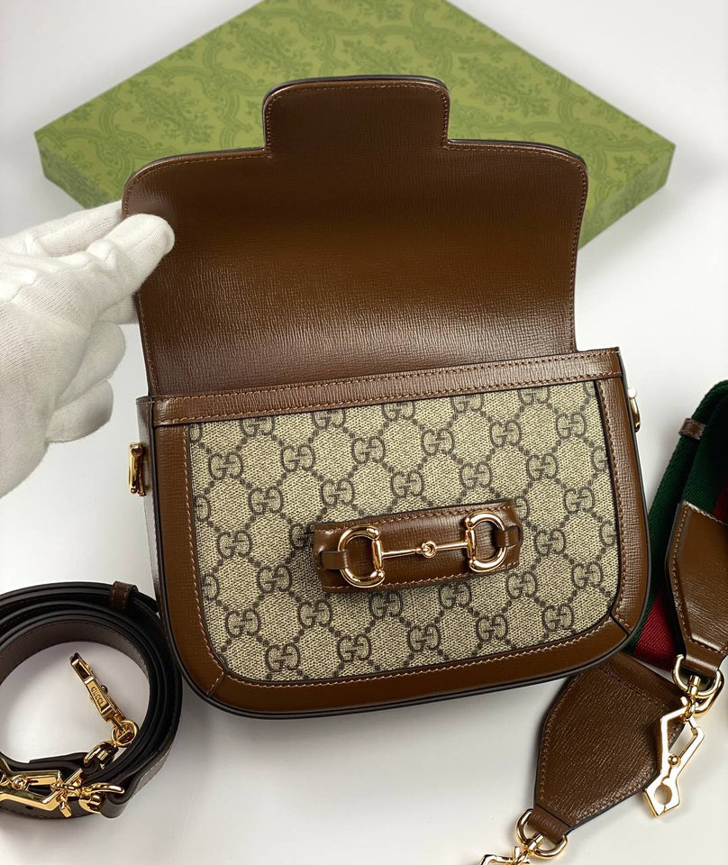 Gucci Horsebit 1955 shoulder bag brown