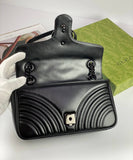 Gucci GG Marmont small shoulder bag black