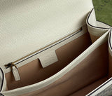 Gucci Ophidia small top handle bag beige