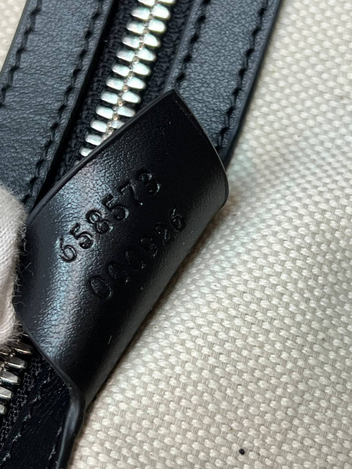Gucci GG embossed Men's briefcase black
