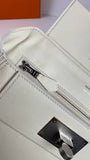 Hermes 24/24 Bag Evercolor with Swift 21 white palladium-platedHardware