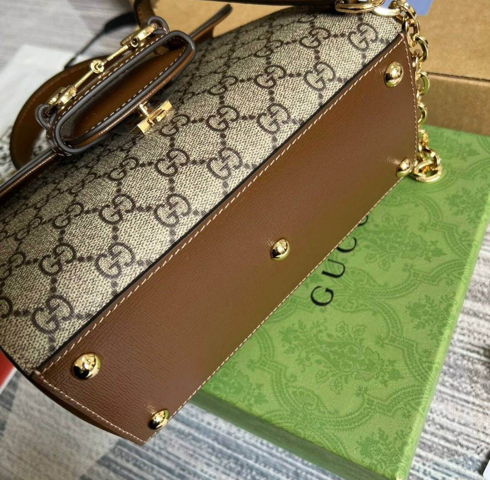 Gucci Horsebit 1955 mini bag light brown