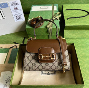 Gucci Horsebit 1955 mini bag light brown