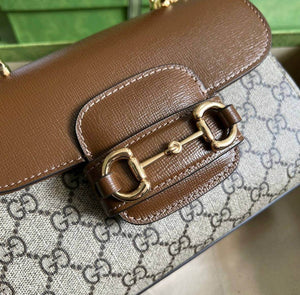 Gucci Horsebit 1955 mini bag light brown
