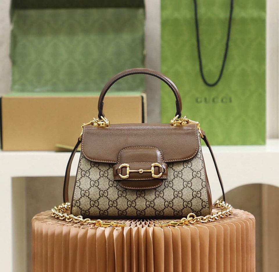 Gucci Horsebit 1955 mini bag light brown