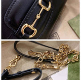 Gucci Horsebit 1955 mini bag black leather