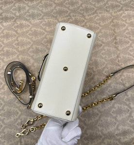 Gucci Horsebit 1955 mini bag white leather