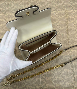 Gucci Horsebit 1955 mini bag white leather