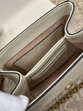 Gucci Horsebit 1955 mini bag white leather