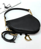 Dior SADDLE BAG black WITH STRAP