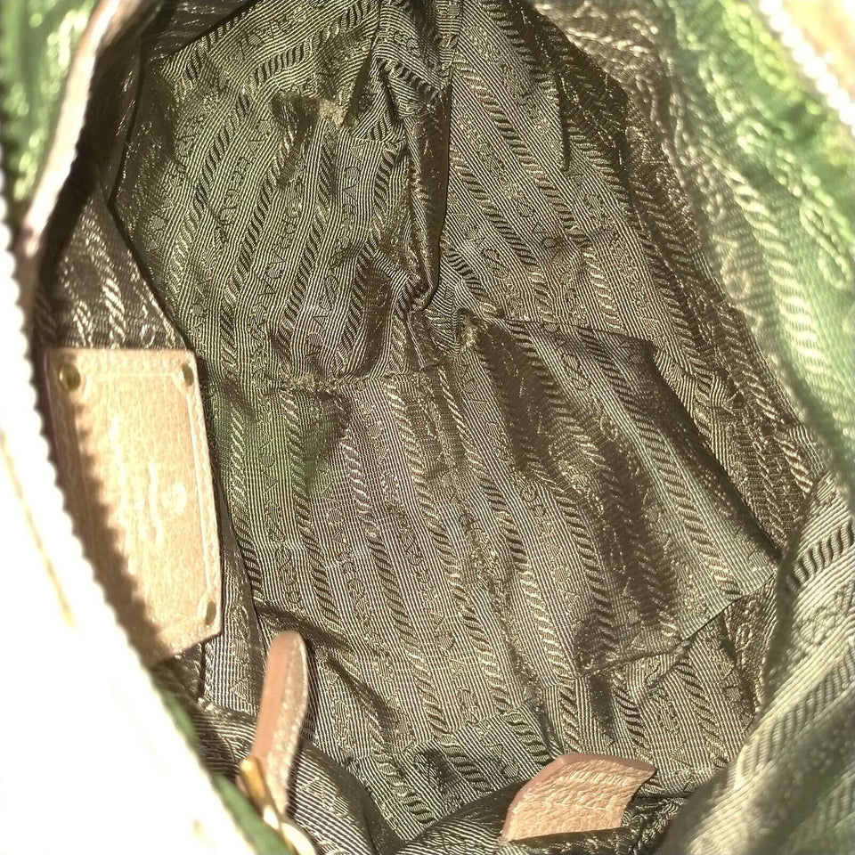 Prada Brown Leather Hand Bag
