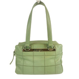Chanel Chocolate Bar Bowling Bag Green