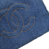 CHANEL 1996-1997 Denim Top Handle Bag