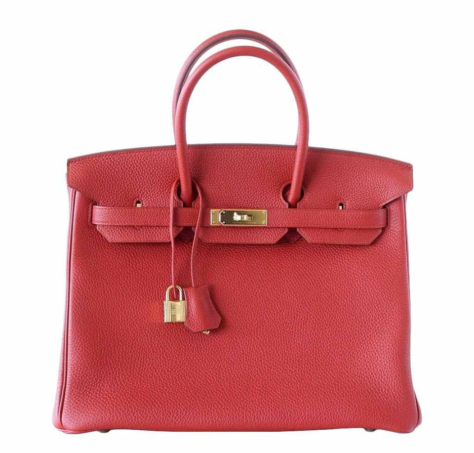 Hermes Birkin 25 Vermillion Bag